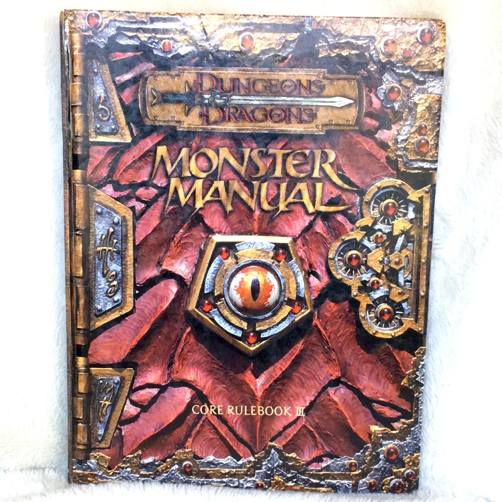 Dungeons & Dragons D&D Monster Manual Core Rulebook 3 Copyright 2000